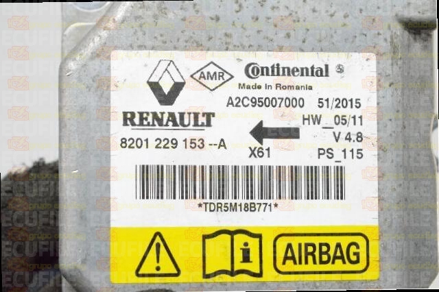 CONTINENTAL TEMIC A2C95007000 RENAULT KANGOO II X61 8201229153--A