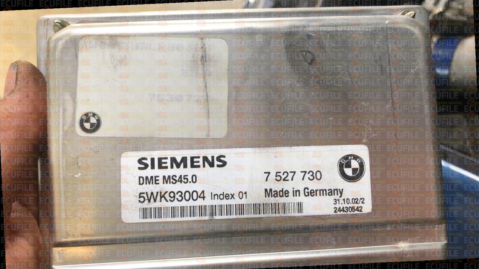 SIEMENS MS45.0 5WK93004 BMW E85 Z4 3.0i 231HP 7527730 7530727 - CA456G2B.DAT