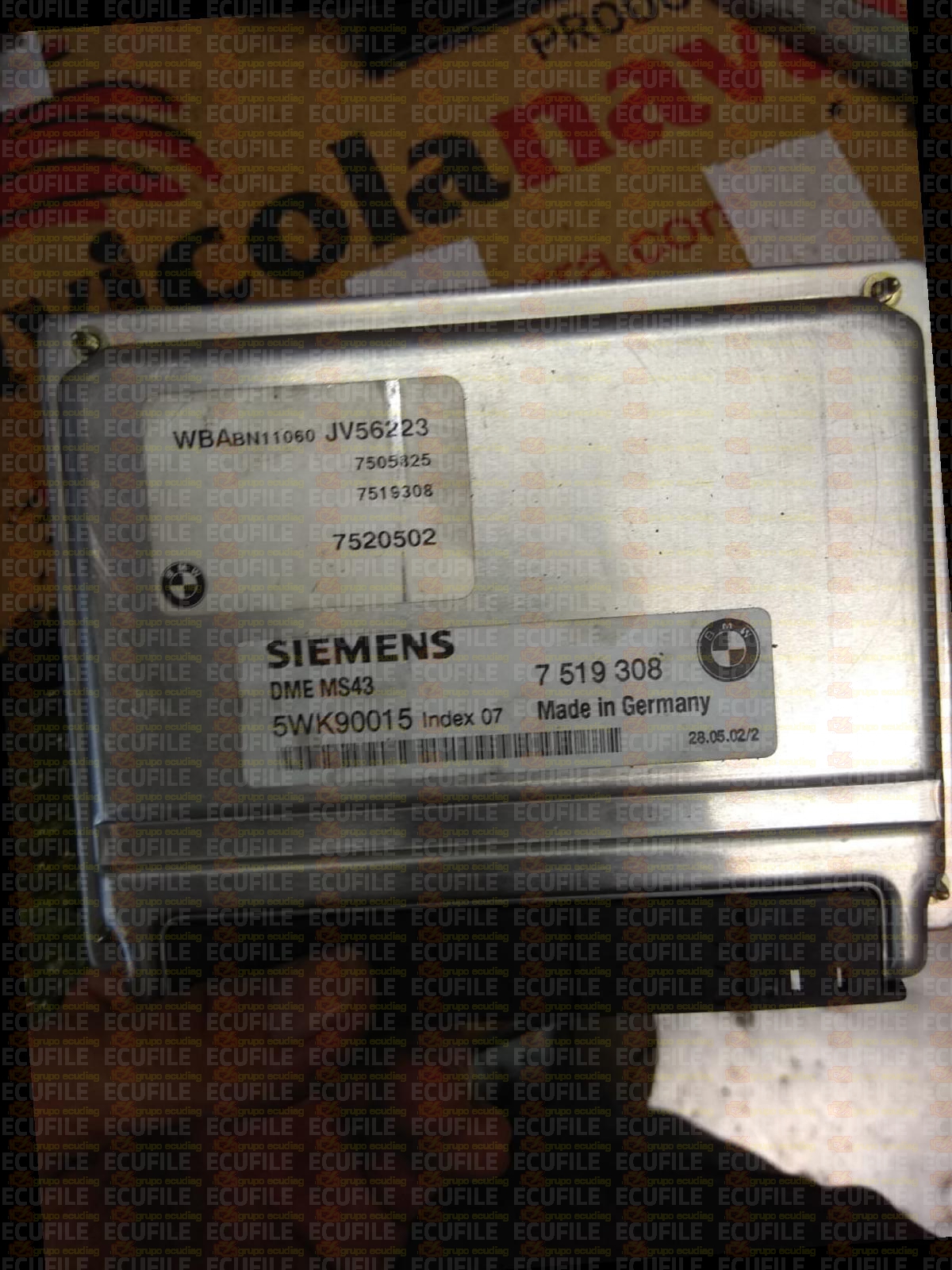 SIEMENS MS43 5WK90015 BMW E46 320i 2.2i 24V 170HP 7519308 430056