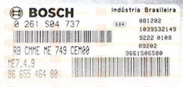 BOSCH ME7.4.9 0261S04737 PSA 9665546480 EEPROM 95320