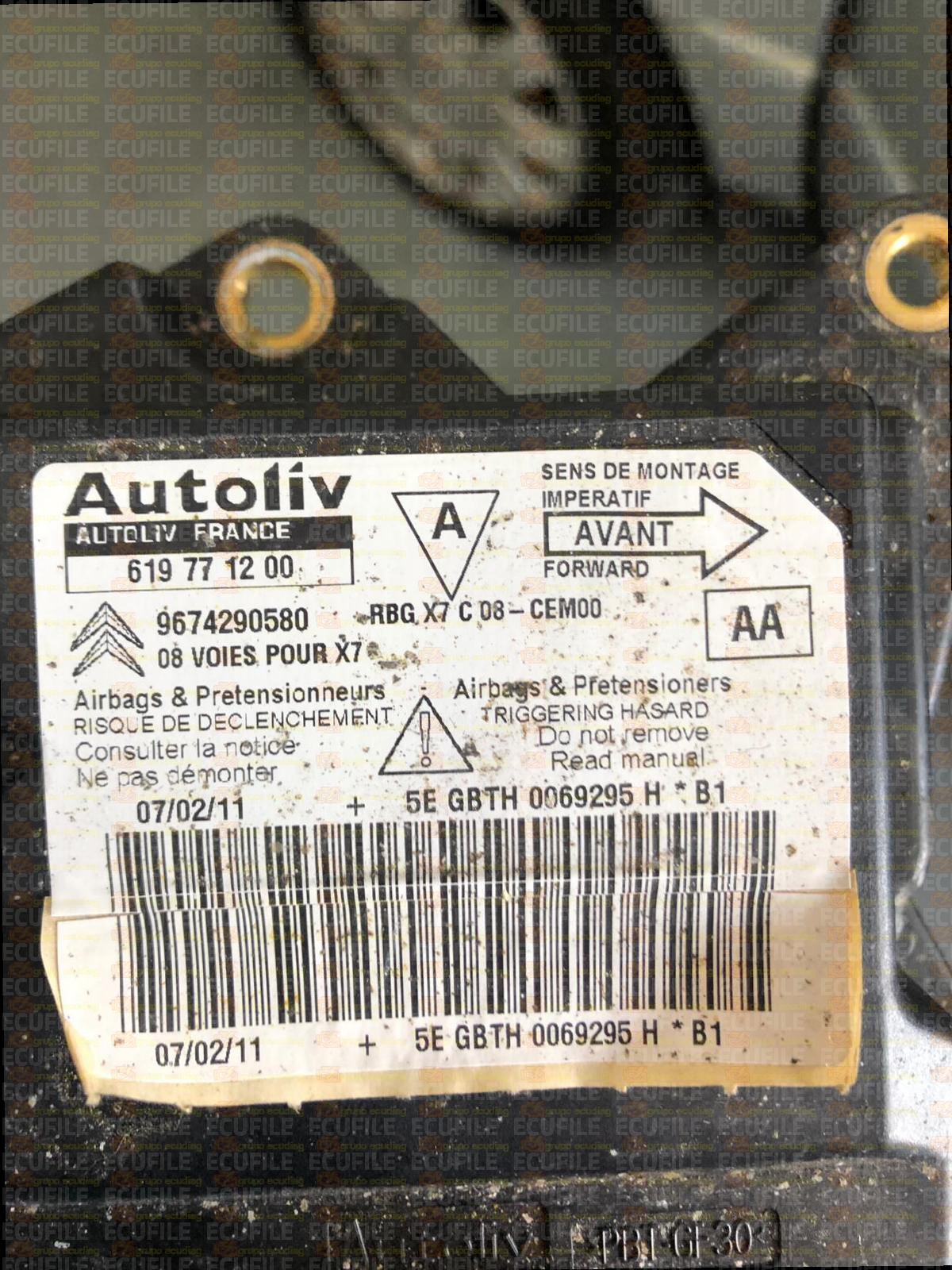 AUTOLIV 619771200 CITROEN C5 9674290580 AA
