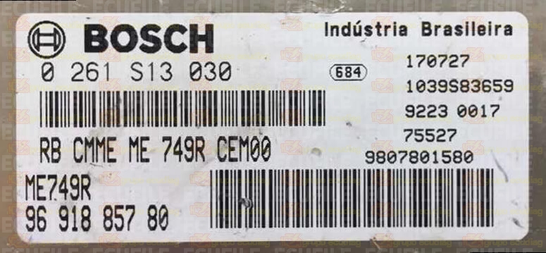 BOSCH ME7.4.9R 0261S13030 PSA 9691885780 EEPROM 95320