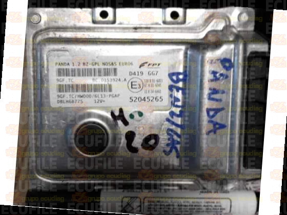 MAGNETI MARELLI 9GF.TC BC.0153924.A FIAT PANDA 1.2 52045265 HW000 EEPROM 95640