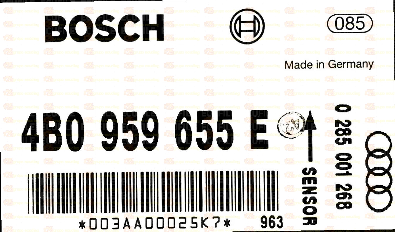 BOSCH 0285001268 AUDI A6 4B0959655E