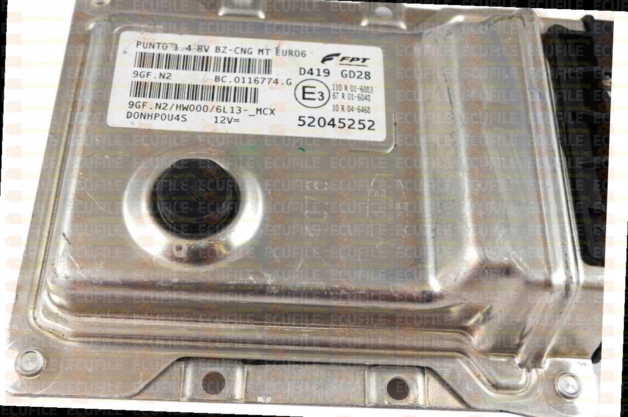 MAGNETI MARELLI 9GF.N2 BC.0116774.G FIAT PUNTO 1.4 52045252 HW000 EEPROM 95640