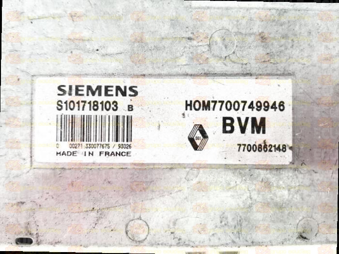 SIEMENS FENIX S101718103B RENAULT 7700862148 HOM7700749946 EEPROM MC68HC11