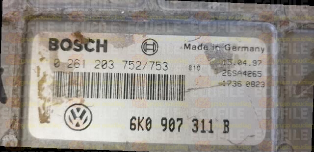 BOSCH MA1.2.3 0261203752-753 SEAT CORDOBA I IBIZA II 1.6i 75HP 6K0907311B DGE