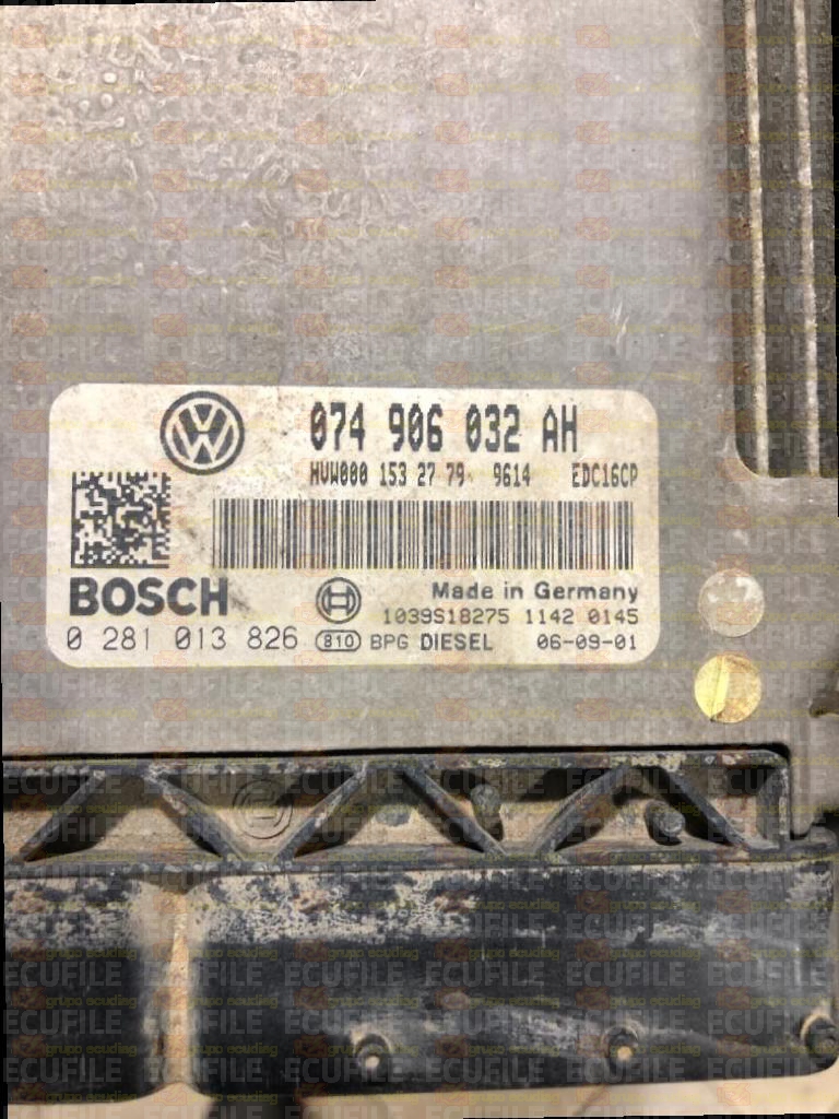 BOSCH EDC16CP34-4.4 0281013826 VOLKSWAGEN CRAFTER 2.5 TDI 136HP 074906032AH 1037383308