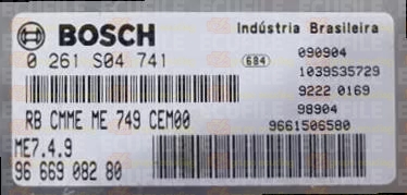 BOSCH ME7.4.9 0261S04741 PSA 9666908280 EEPROM 95320