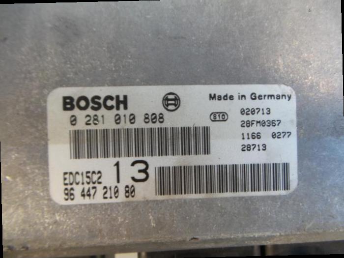 BOSCH EDC15C2-11.1 0281010808 CITROEN C5 2.0 HDI 110HP 9644721080 1037353818