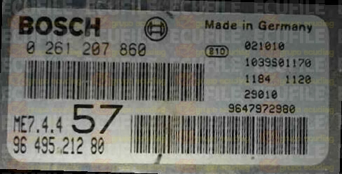 BOSCH ME7.4.4 0261207860 PSA 9649521280 EEPROM 95160