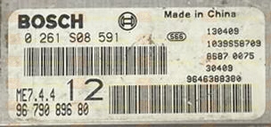 BOSCH ME7.4.4 0261S08591 PSA 9679089680 EEPROM 95160