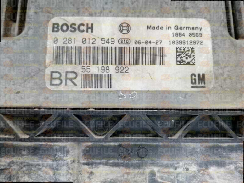 BOSCH EDC16C9-3.12 0281012549 OPEL VAUXHALL 55198922 BR EEPROM 95160