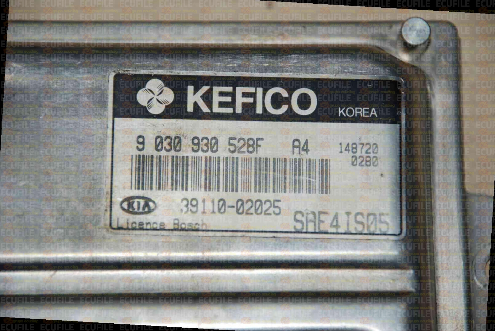 BOSCH M7.9.0 0261B03009 KEFICO 9030930528F KIA PICANTO 1.0i 61HP 39110-02025 3911002025 SAE4IS05