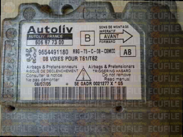 AUTOLIV 608877300 PEUGEOT 307 9654491180 AB