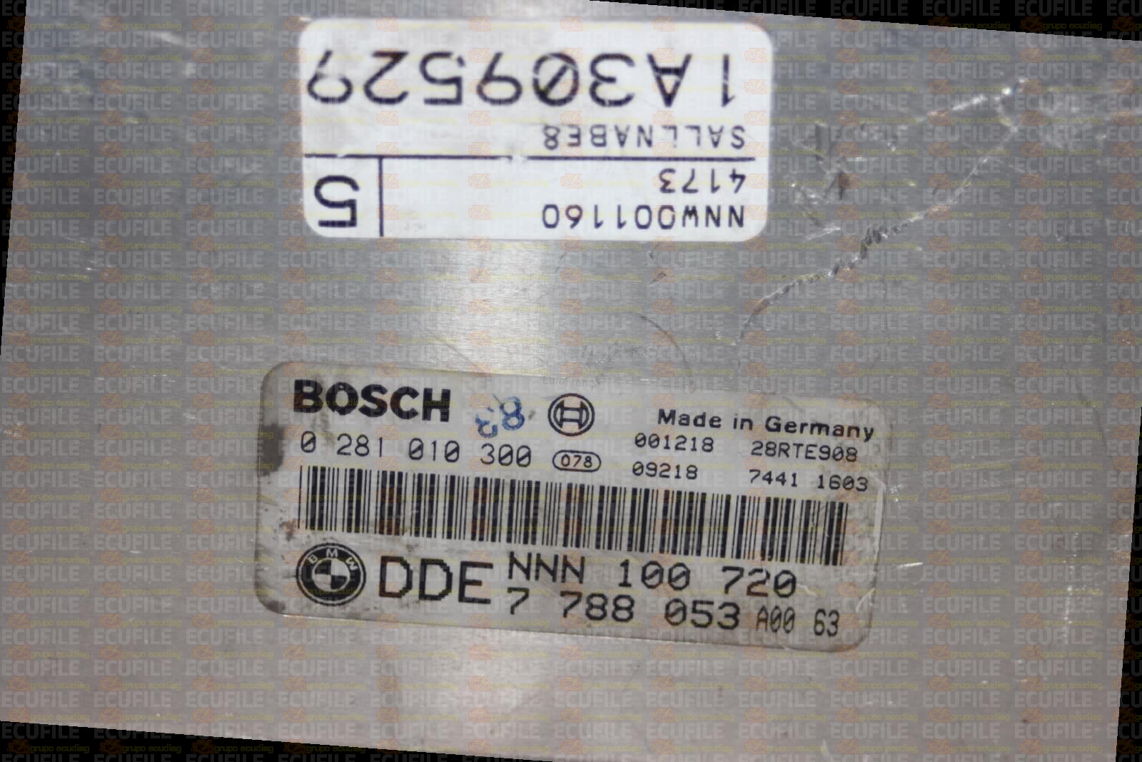 BOSCH EDC15C4-8.21 0281010300 LAND ROVER DISCOVERY 2.0 TD4 114HP NNN100720 BMW 7788053 1037788053