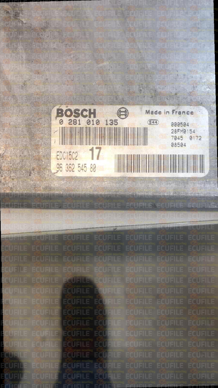 BOSCH EDC15C2-6.1 0281010135 CITROEN BERLINGO C5 EVASION JUMPY PEUGEOT 406 806 PARTNER EXPERT FIAT SCUDO 2.0 HDI 110HP 9636254580 1037359165