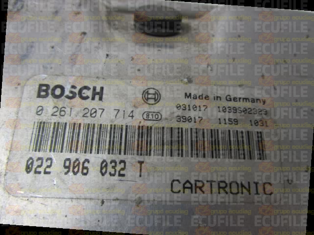 BOSCH ME7.1.1 0261207714 PORSCHE CAYENNE 3.2i V6 250HP 022906032T 1037370539