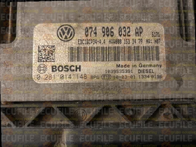 BOSCH EDC16CP34-4.4 0281014148 VOLKSWAGEN CRAFTER I 2.5 TDI 136HP 074906032 074906032AP 1037503940-5171