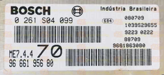BOSCH ME7.4.4 0261S04099 PSA 9666195680 EEPROM 95160