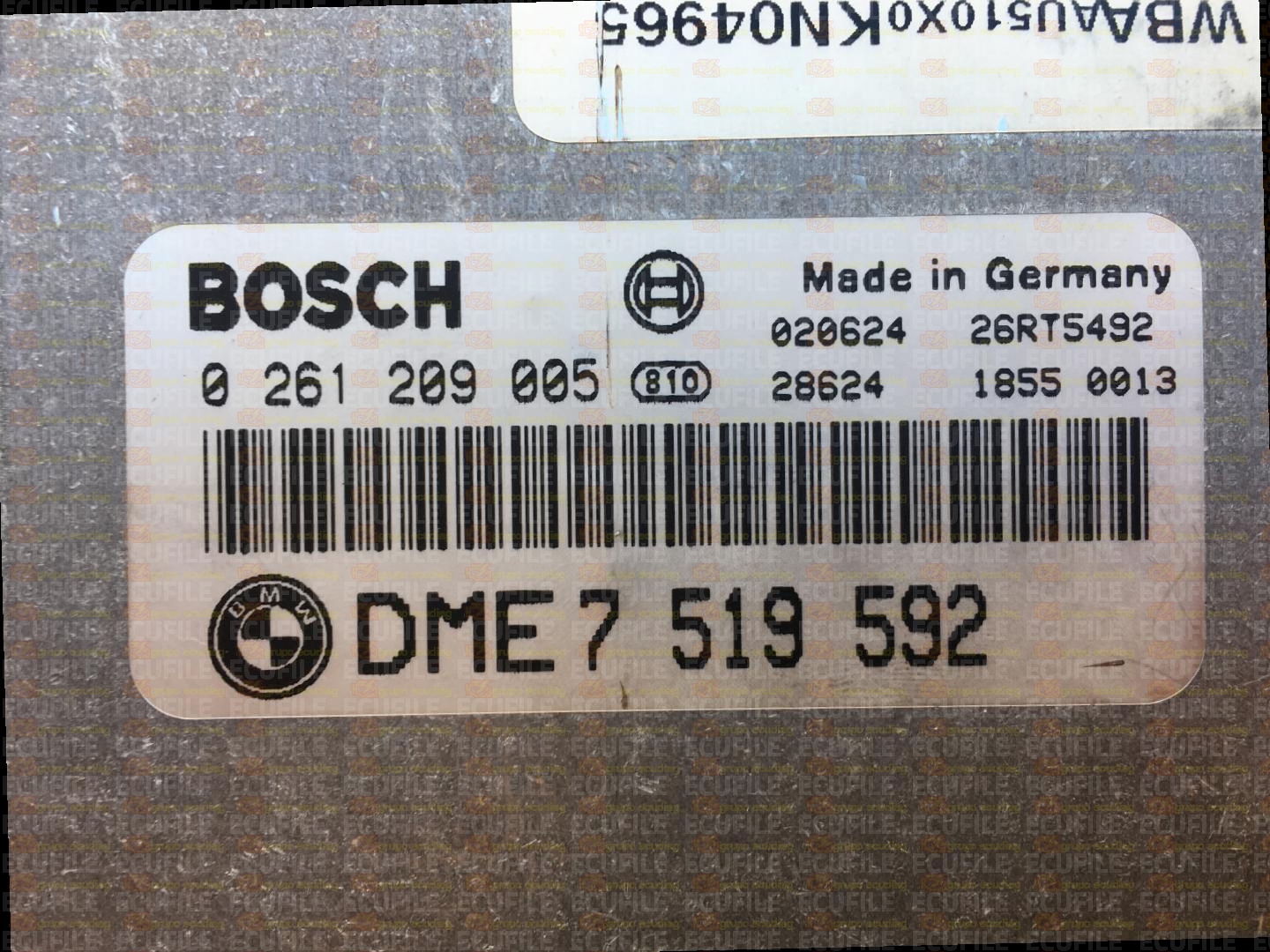 BOSCH ME9.2 0261209005 BMW E46 318i 2.0i 129HP 7519592 12147519592 1037351578