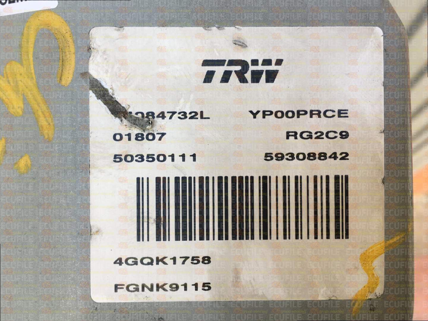 PAS TRW 50300691LHD RENAULT CLIO MODUS 8200294978-CR 8200294978CR