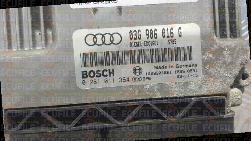 BOSCH EDC16U1-5.41 0281011364 AUDI A3 2.0 TDI 140HP 03G906016G 1037368508