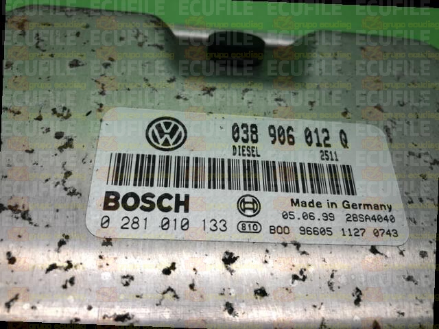 BOSCH EDC15VM+2.V1 0281010133 VOLKSWAGEN NEW BEETLE 1.9 TDI 90HP 038906012Q 2511