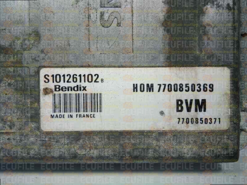 SIEMENS FENIX S101261102B RENAULT 7700850371 HOM7700850369 EEPROM MC68HC11