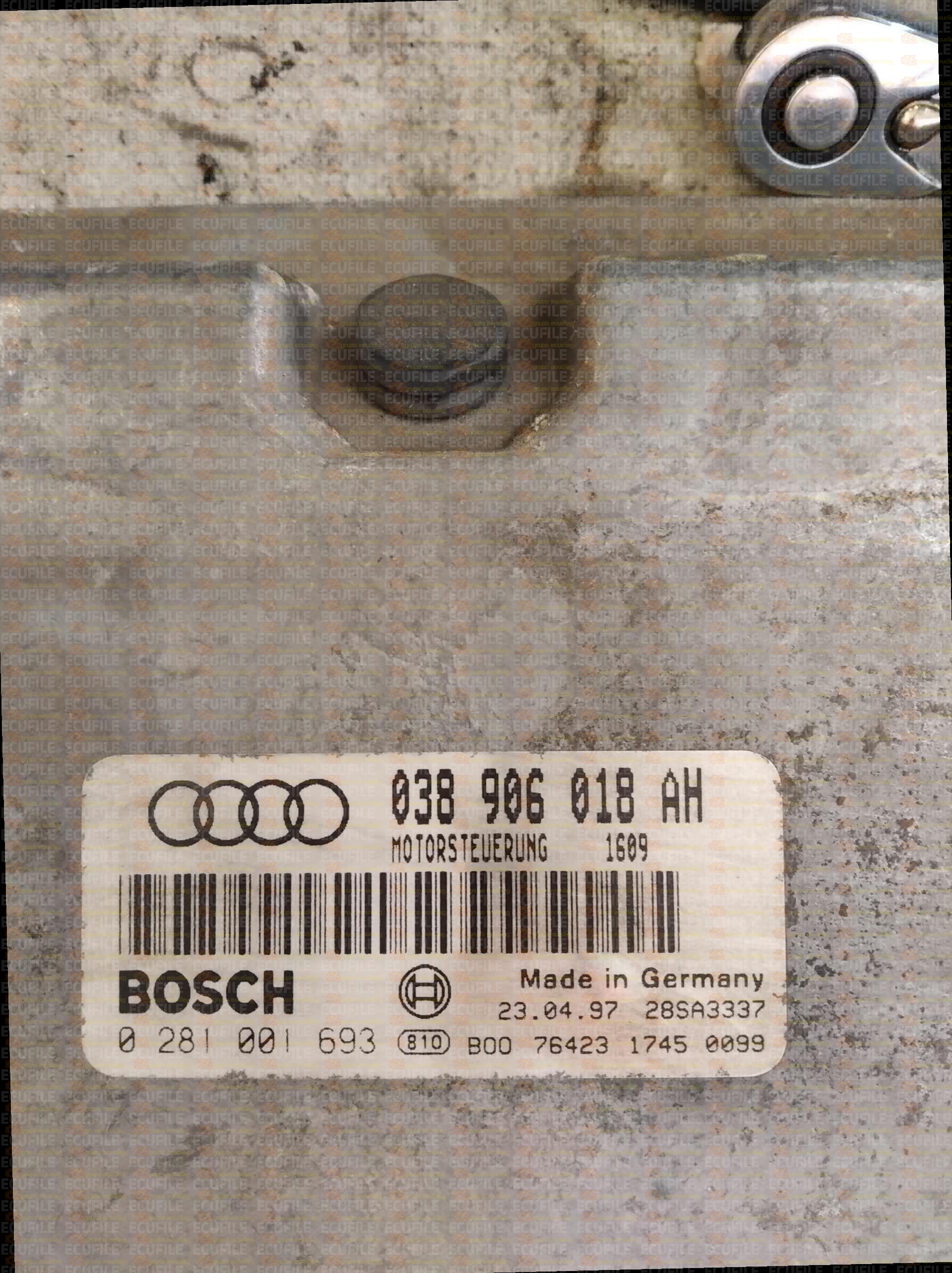 BOSCH EDC15V-5.1 0281001693 AUDI A3 1.9 TDI 90HP 038906018AH