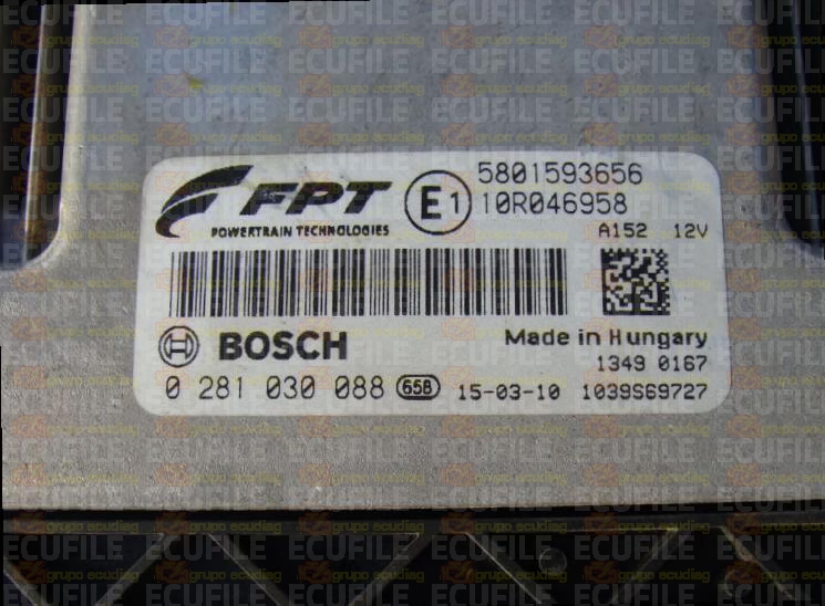 BOSCH EDC17C49-3.B2 0281030088 IVECO DAILY 3.0 HPI 204HP 5801593656 1037513112-0D510P02