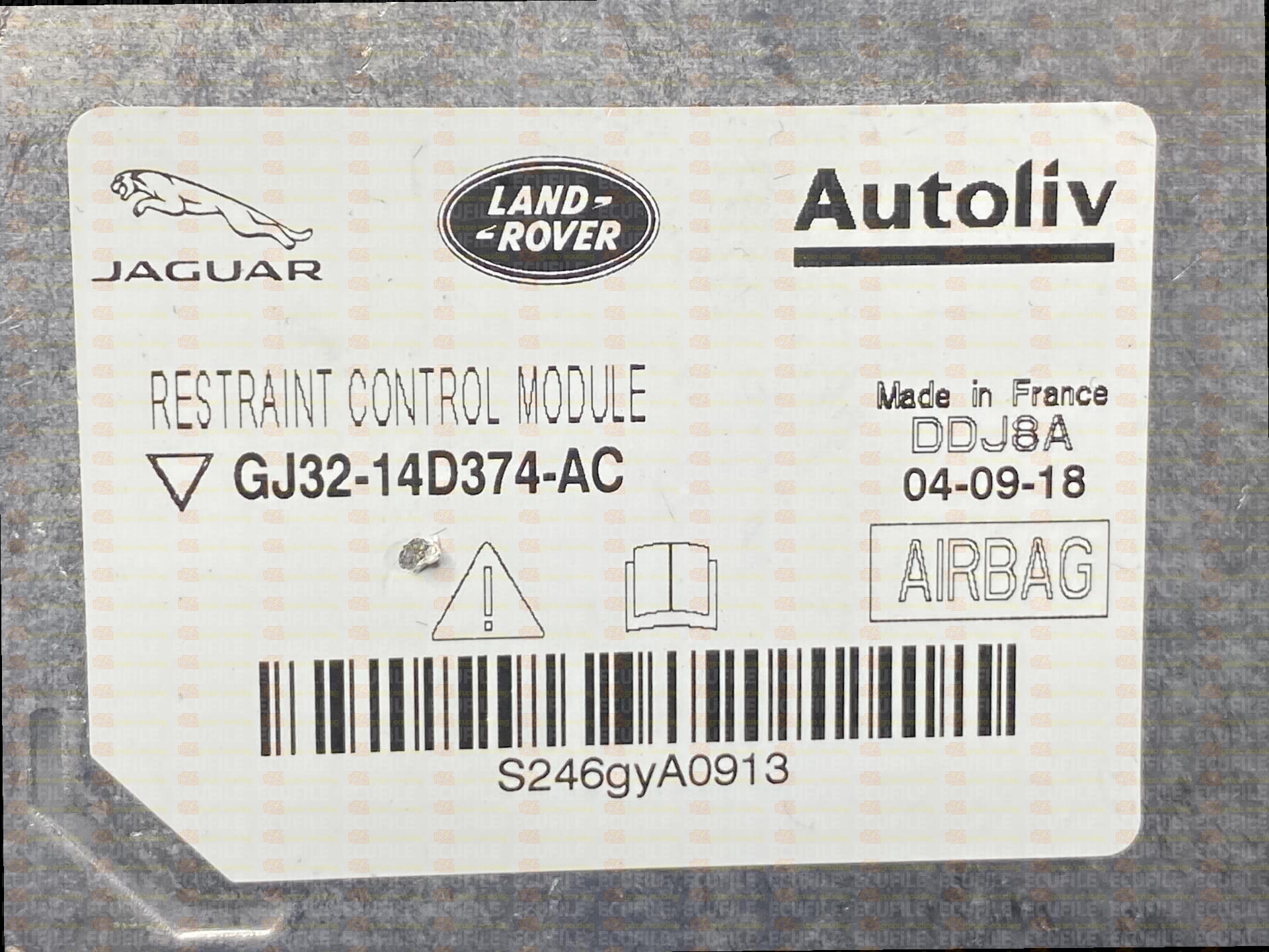 AUTOLIV RANGE ROVER EVOQUE GJ32-14D374-AC