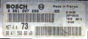 BOSCH ME7.4.4 0261207299 PSA 9641158080 EEPROM 95160