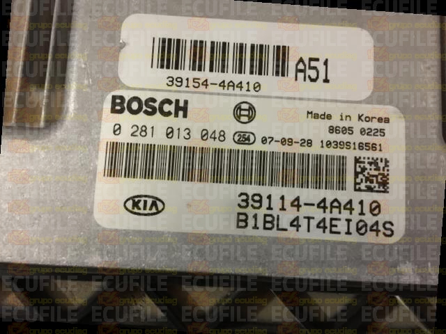 BOSCH EDC16C39-5.41 0281013048 KIA SORENTO 2.5 CRDI 170HP 39114-4A410 391144A410 1037381743