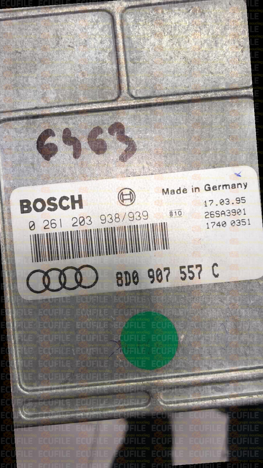 BOSCH M3.2 0261203938-939 AUDI A4 1.8 20V 125HP 8D0907557C 2227355965