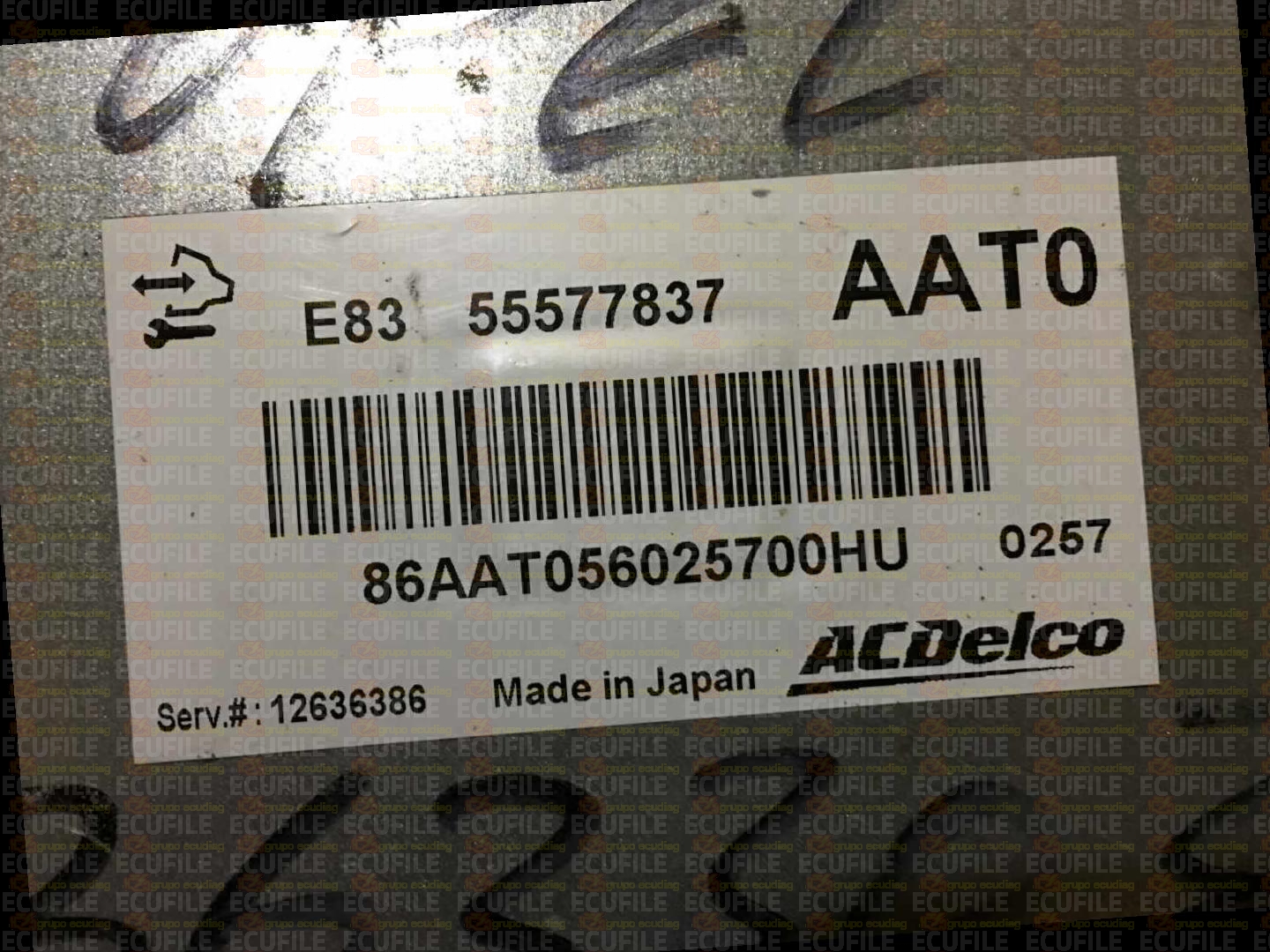 ACDELCO HITACHI E83 12636386 OPEL CORSA D 1.2i 85HP 55577837 12655033-AAT0