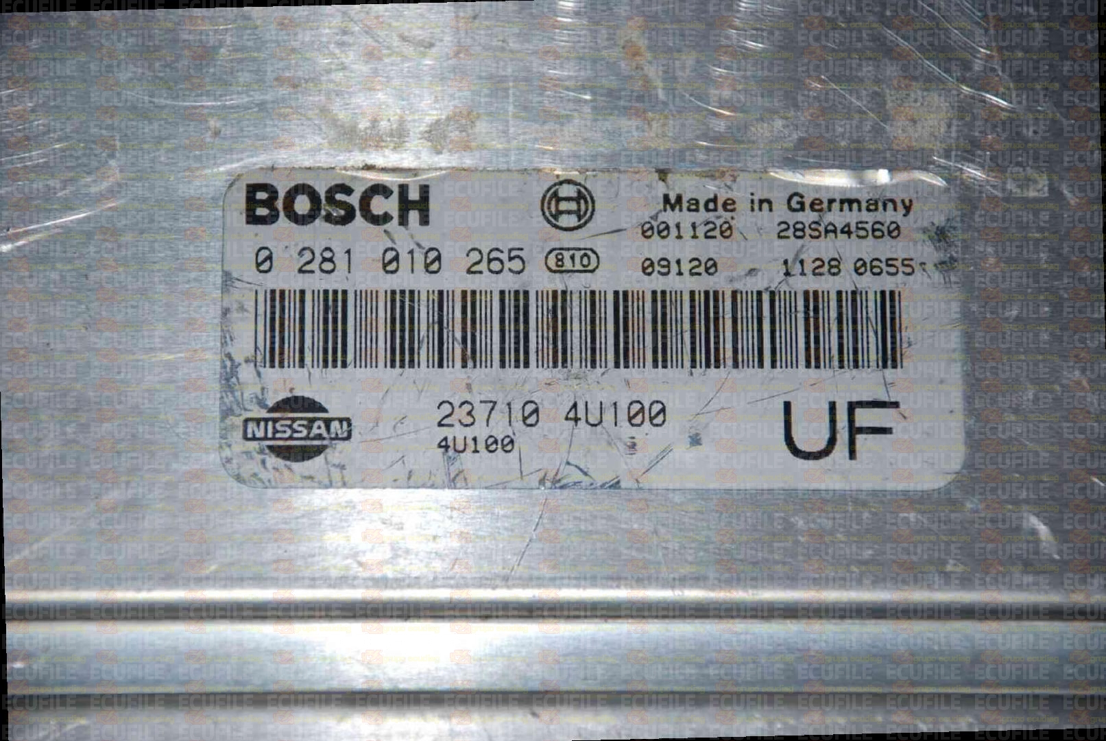 BOSCH EDC15M+1-5.3 0281010265 NISSAN ALMERA II 2.2 Di 112HP 237104U100 UF 1037354464
