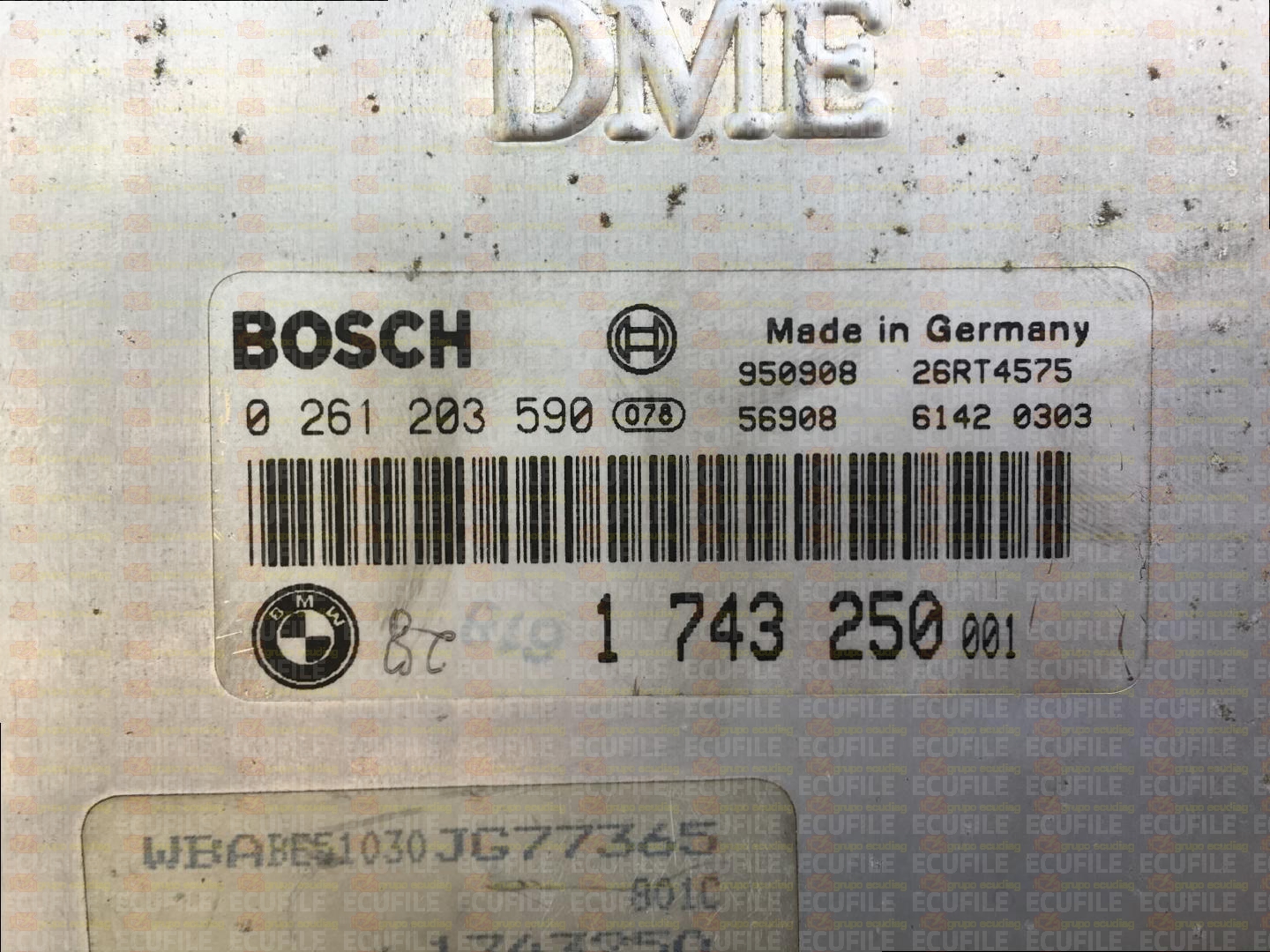 BOSCH M1.7.2 0261203590 BMW E36 318i 1.8i 8V 115HP 1743250 12141743250 1267358597