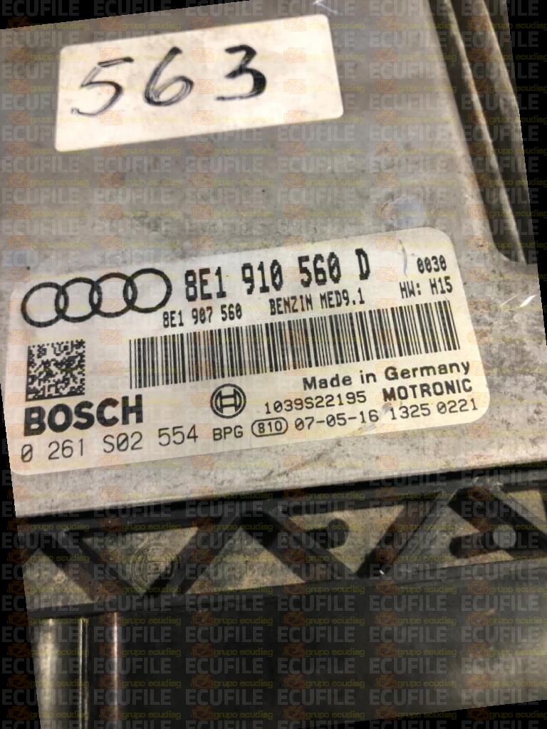 BOSCH MED9.1 0261S02554 AUDI RS4 4.2 FSI 420HP 8E1910560D 8E1907560 1037389095