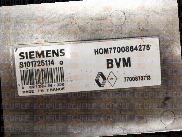 SIEMENS FENIX S101725114Q RENAULT 7700873713 HOM7700864275 EEPROM MC68HC11