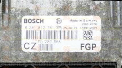 BOSCH EDC16C9-3.23 0281012701 OPEL VAUXHALL 55202568 CZ EEPROM 95160