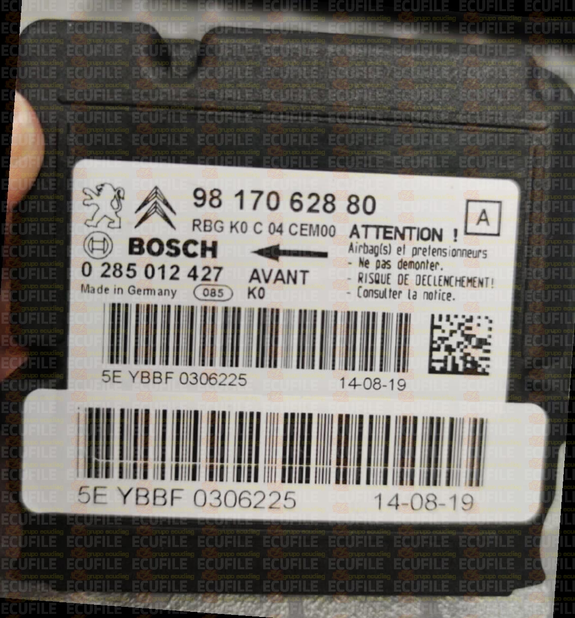 BOSCH 0285012427 CITROEN JUMPY 9817062880 A