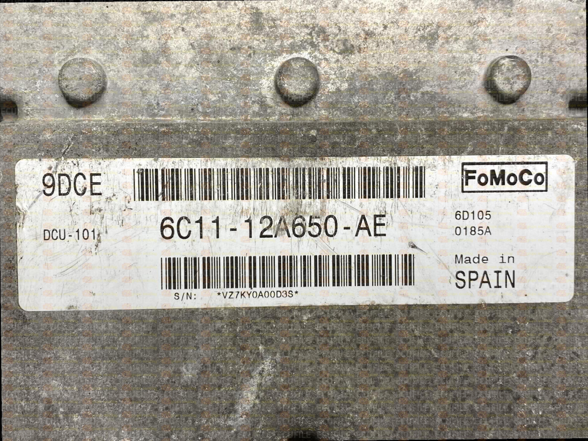 VISTEON DCU-101 FORD TRANSIT 2.4 TDCI 115HP 6C11-12A650-AE 6C11-12A650-AF 9CDE 6C11-12K532-GE