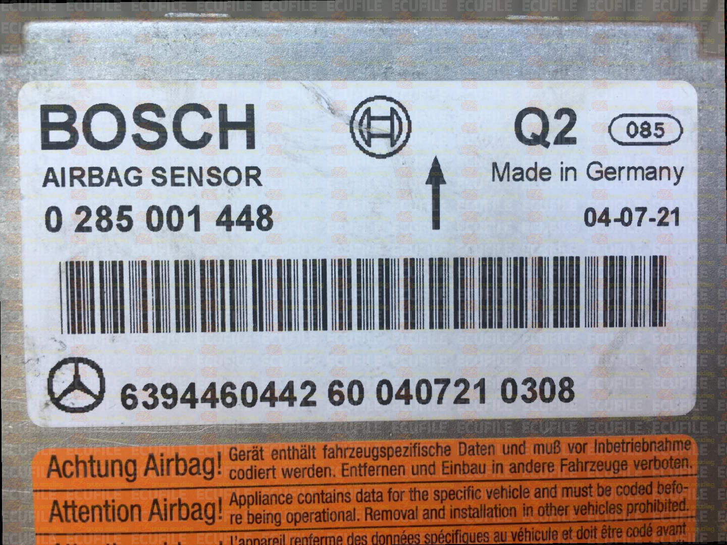 BOSCH 0285001448 MERCEDES VITO W639 6394460442