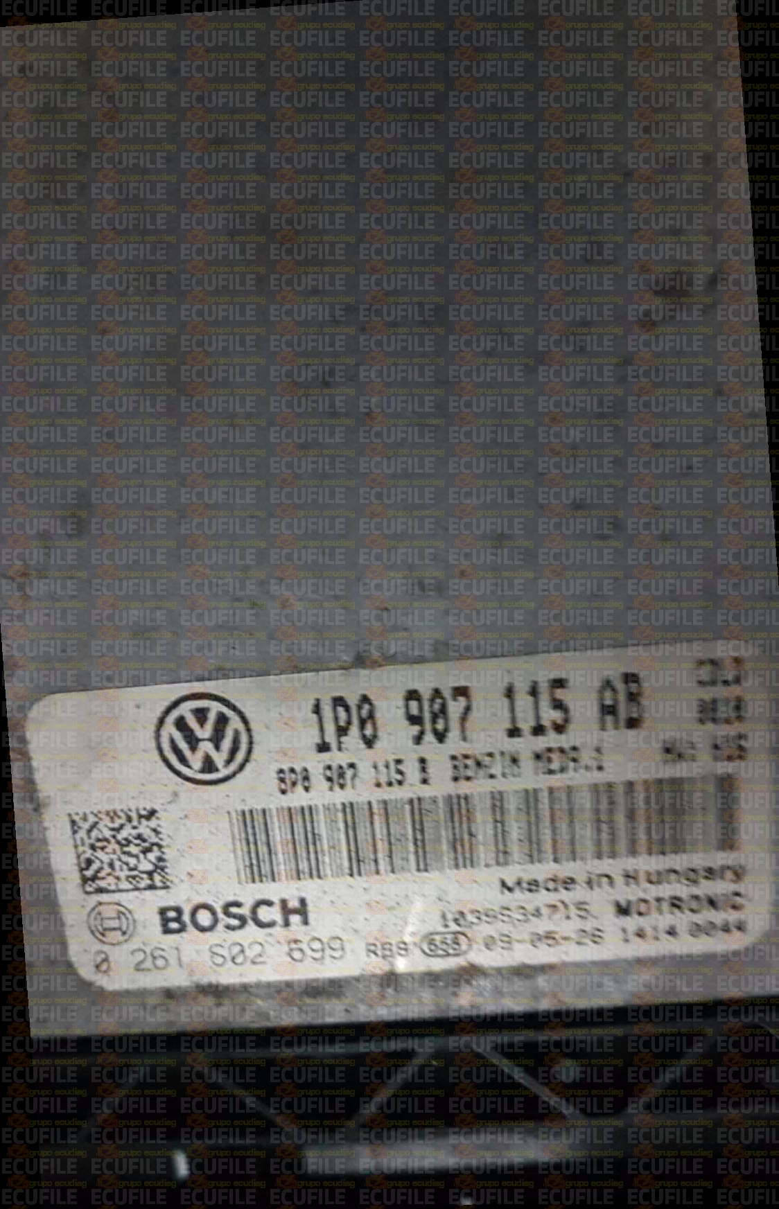 BOSCH MED9.1 0261S02699 SEAT LEON II 2.0 TFSI 241HP 8P0907115B 1P0907115AB 1037501375-0010