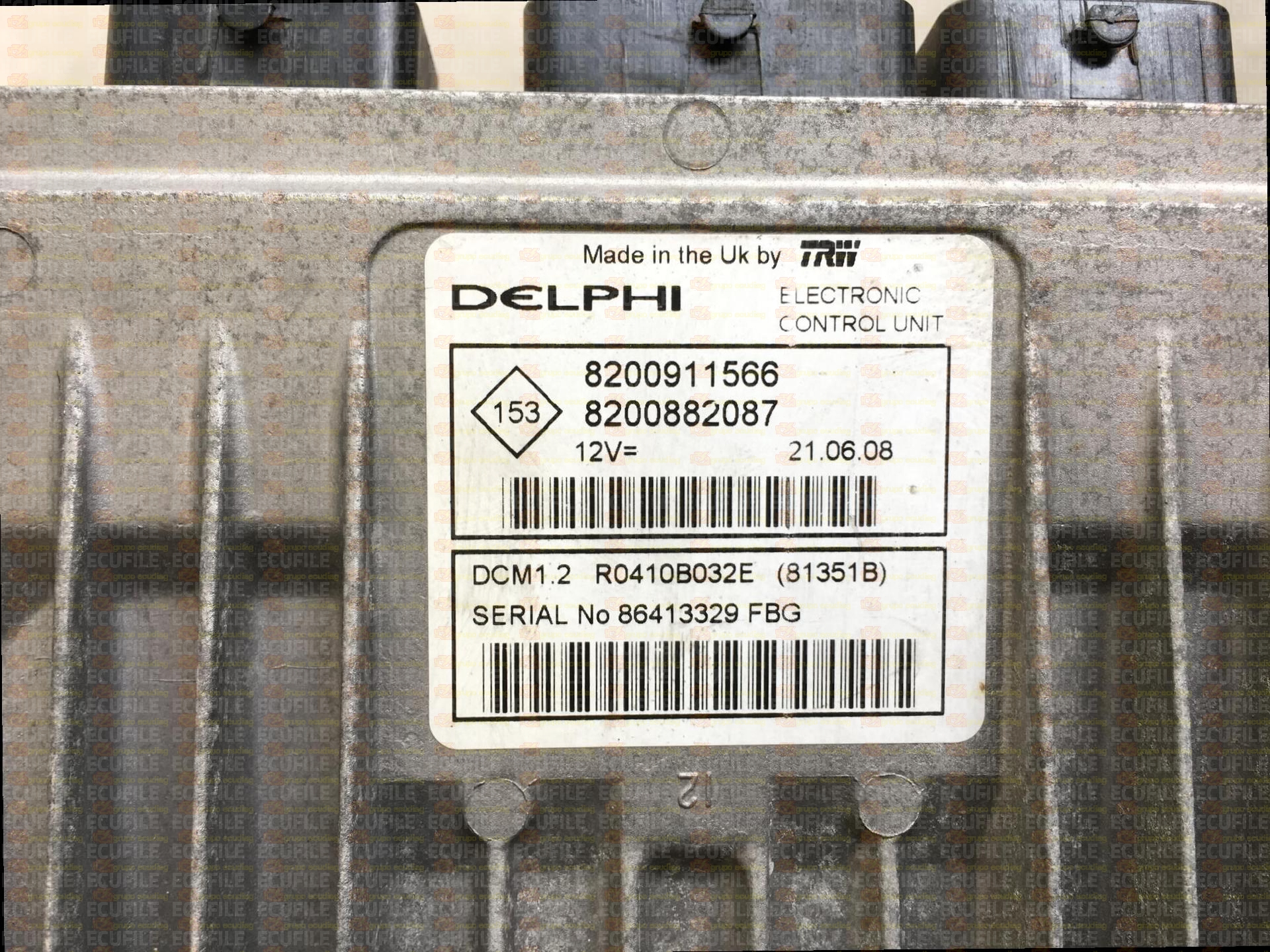 DELPHI TRW DCM1.2 R0410B032E 81351B RENAULT TWINGO II 1.5 DCI 65HP 8200911566 8200882087 8200940420-3141