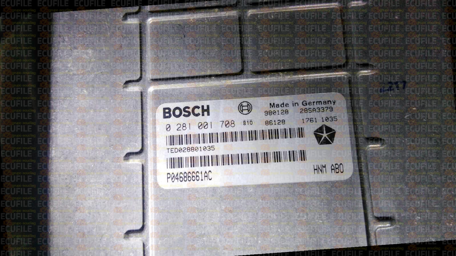 BOSCH EDCMSA 15.5-5.33 0281001708 CHRYSLER VOYAGER 2.5 TD P04686661AC