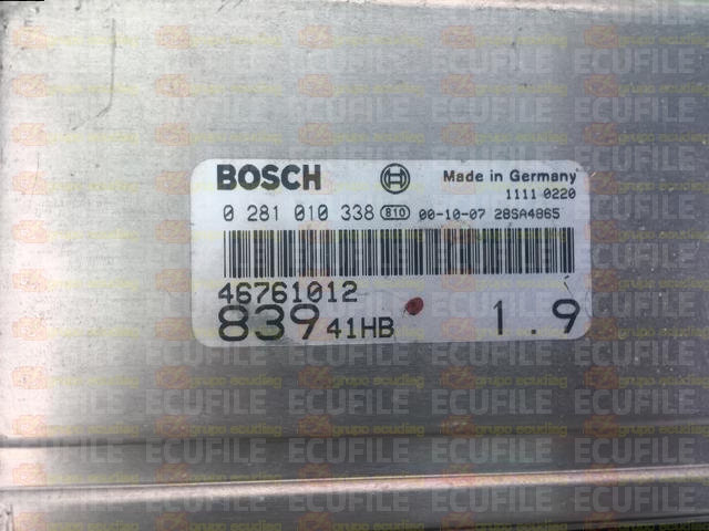 BOSCH EDC15C7-2.13 0281010338 LANCIA LYBRA 1.9 JTD 115HP 46761012 1037354629