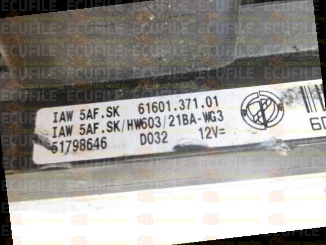 MAGNETI MARELLI IAW 5AF.SK 61601.371.01 FIAT 51798646 HW603 EEPROM 95160