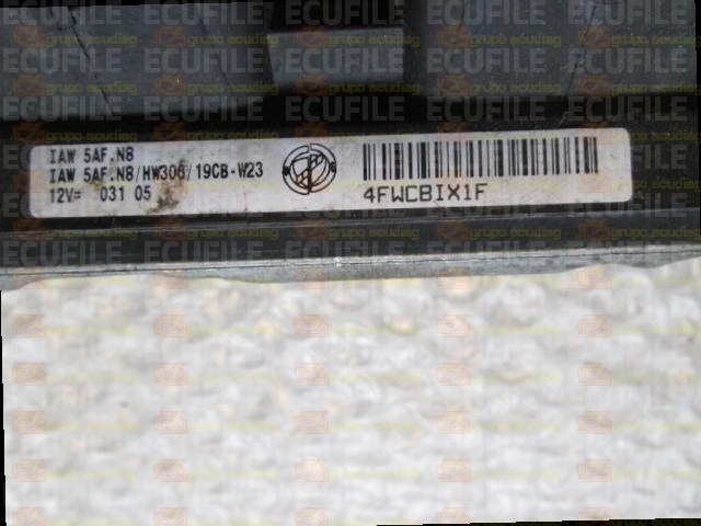MAGNETI MARELLI IAW 5AF.N8 61601.073.02 FIAT 55193443 HW306 EEPROM 95160